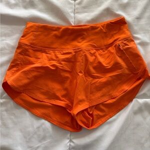 Outdoor Voices Bright Orange Athletic Shorts